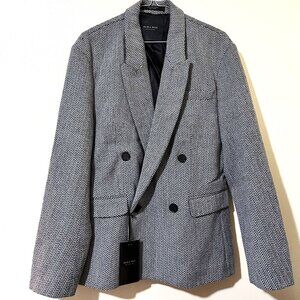 ZARA MAN COLLECTION: Herringbone Sport Coat/Blazer (New)
